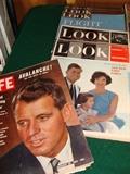 Vintage magazines including Robert Kennedy and also the Kennedy's as a family before the assassination