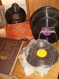 Vintage Albums most from the late 50's and early 60' s and a few from the  very early 70's. Also included are old vinyl 78's, 33 1/3 & 45's even narrated Christmas stories circa 1908.