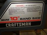 Vintage Craftsman 10" band saw with stand