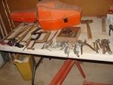 Assorted Hacksaws, "C" Clamps, Drill Bits and more!