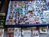 Loads and Loads!!! Hundreds of Pieces of Vintage Jewelry!!! Necklaces, Brooches, Earrings, Bracelets, Cameos, Bangles!!! Many in sets! You name it and it is probably here!!! If you love Vintage Costume Jewelry this is the place to be!!! You will have a ball!!! Did I mention many of these pieces still have their original Vintage price tags!!!