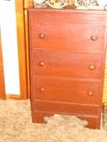 Very old 3 drawer Chest. Needs refinishing