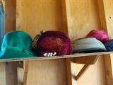 Over 2 dozen beautiful Vintage Hats! By the way there are Vintage Hat Pins in Jewelry.
