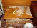 Vintage marble dresser box