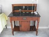 ANTIQUE DRY SINK (MARBLE TOP)