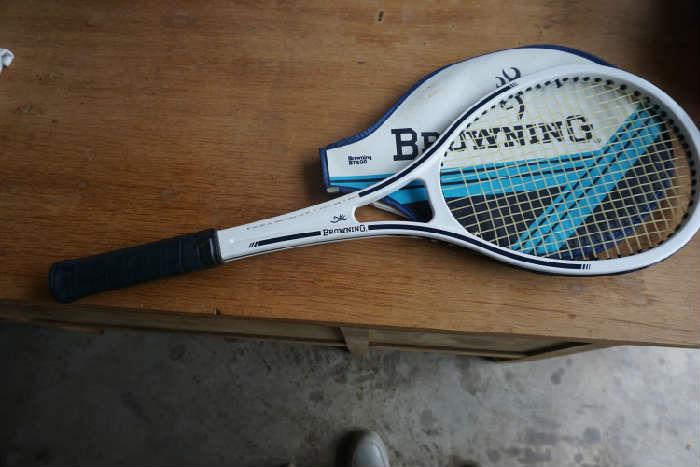 Browning BT500 racket and BT400 cover made in Belgium