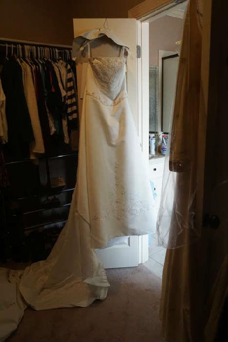 Wedding dress still has the tags
