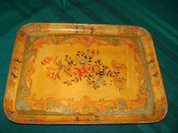 Vintage serving tray signed with "Alcohol Proof", made in Japan with serial number very unusual