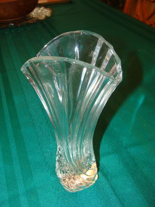 Vintage noveau art glass vase