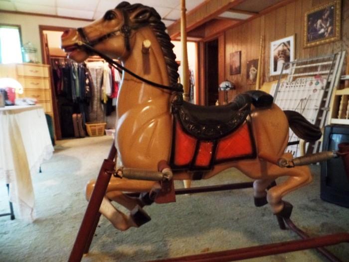 Child's bouncy horse