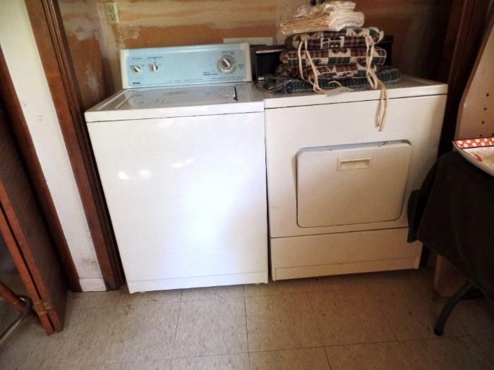 Older washer and dryer