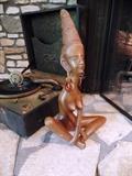 Vintage 1950s or 1960s art sculpture.  