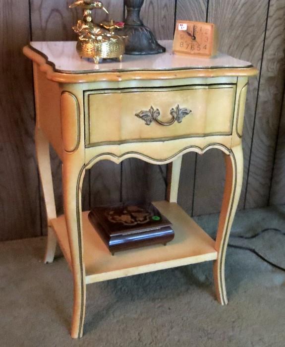 Vintage French Provincial night stand