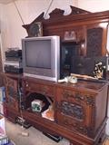 Carved Antique Sideboard