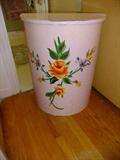 Pink Retro Clothes Hamper