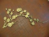 Retro Brass Signed Wall Hanging