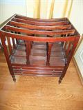 Mahogany Magazine Rack