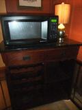 Bar Chest with Black Marble Top
