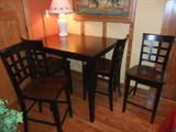 High Bar Table with 4 chairs