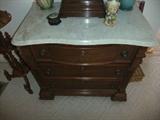 Marble Top, 3 Drawer Chest