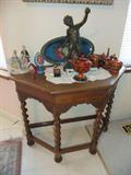 Boy Clock w/pieces
Spool legged Half Table