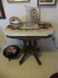 Marble Top Victorian Table