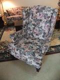 Floral Wing Chair