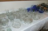 Lots of Glassware, Cut Glass,
Colbalt Blue, Shirley Temple Items