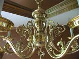 24kt Plated Chandelier,
