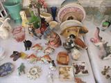 Some Pottery, Hall,
Depression Glass, etc