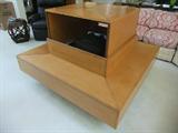 Unique Maple & Walnut Coffee Table
w/Secret Compartment