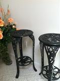 Cast iron plant stands