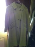 Mint green vintage coat-size 10-12