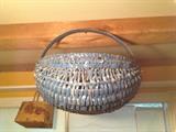 Large painted basket