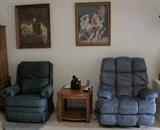 Rocker $65 Lounge $125 leather table $45