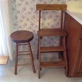 Stool $ 15.00 - Footstool $ 20.00