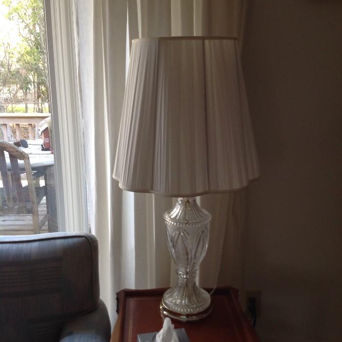 Glass Lamp $ 40.00
