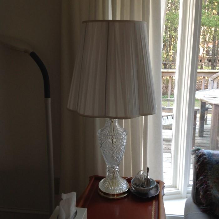 Glass Lamp $ 40.00