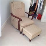 Antique Chair / Ottoman $ 100.00