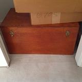 Wood Storage Trunk - $ 60.00