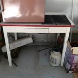 Porcelain top Table $ 100.00