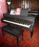 Decker & Son New York Baby Grand Piano 