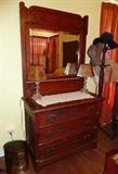 Antique Victorian Eastlake Dresser with Mirror
