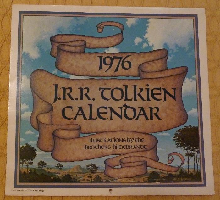 1976 mint J.R.R. Tolkien Calendar. by Greg and Tim Hildebrandt