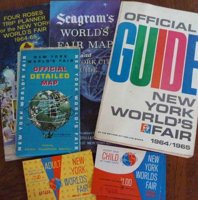 1964/1965 New York World's Fair Memorabilia 