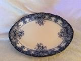 LG ANTIQUE FLO BLUE PLATTER