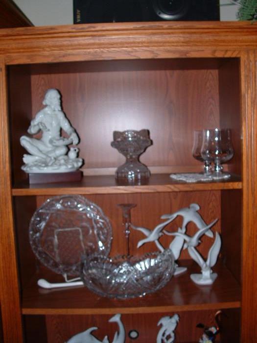 More nice collectibles including cut glass pieces