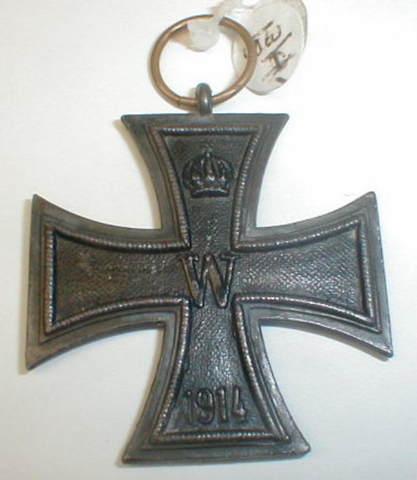 1914 German Military 1st class iron cross medal