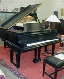 Steinway Model O/R. 1914-15 Purchased Sherman Clay in 2001. New string, tuning pins, damper felts and key tops. Refinished. Soundboard repaired. Was a Duo-art Model. Mechanism removed. Case is 6'5" Steinway Model O/R. 1914-15 Purchased Sherman Clay in 2001. New string, tuning pins, damper felts and key tops. Refinished. Soundboard repaired. Was a Duo-art Model. Mechanism removed. Case is 6'5"