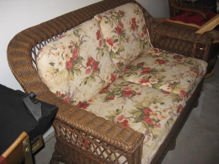 Wicker Loveseat, Great condition